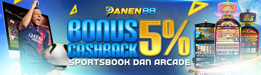 BONUS CASHBACK 5%