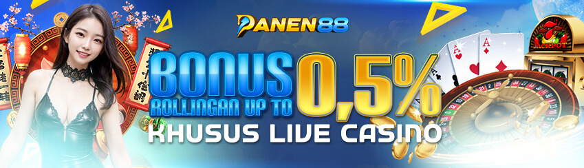 BONUS ROLLINGAN LIVE CASINO 0.5%